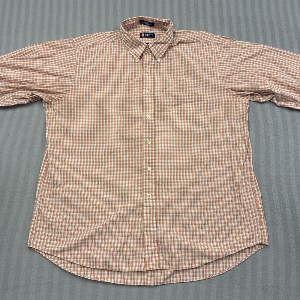 Chaps Shirt Men's Size 17-17 1/2 34/35 Button Down 2xl